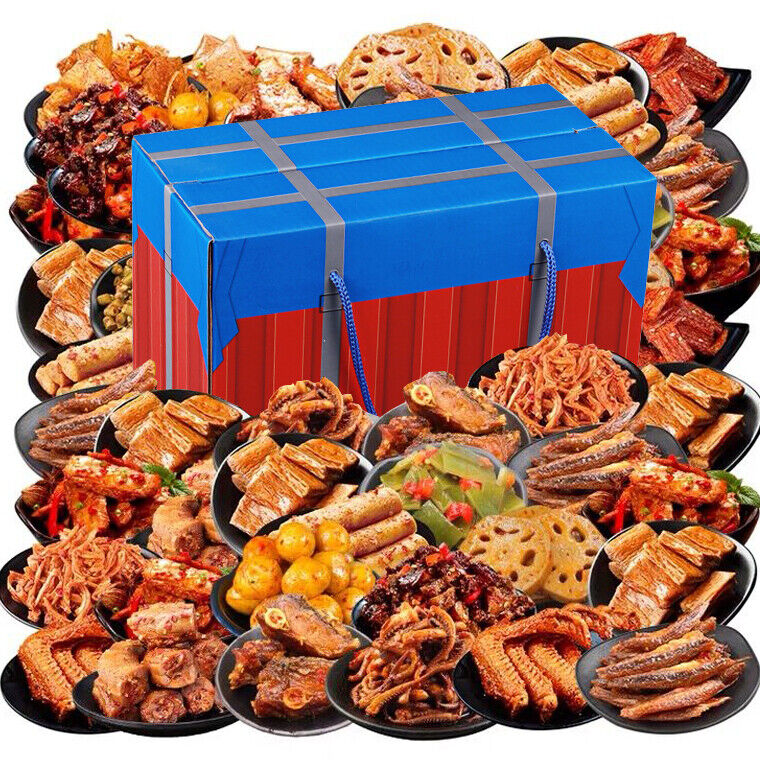 Gift Pack Spicy Braised Snacks Delicious Snacks Mixed in A Box for Friends Secondary image