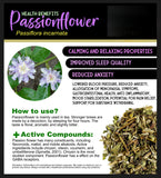 Dried Herb Cut Sifted Passiflora Passionflower 8.8oz Bulk Passion Flower Tea