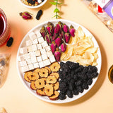 Rose Mulberry Poria Herbal Tea Floral Blend Refreshing