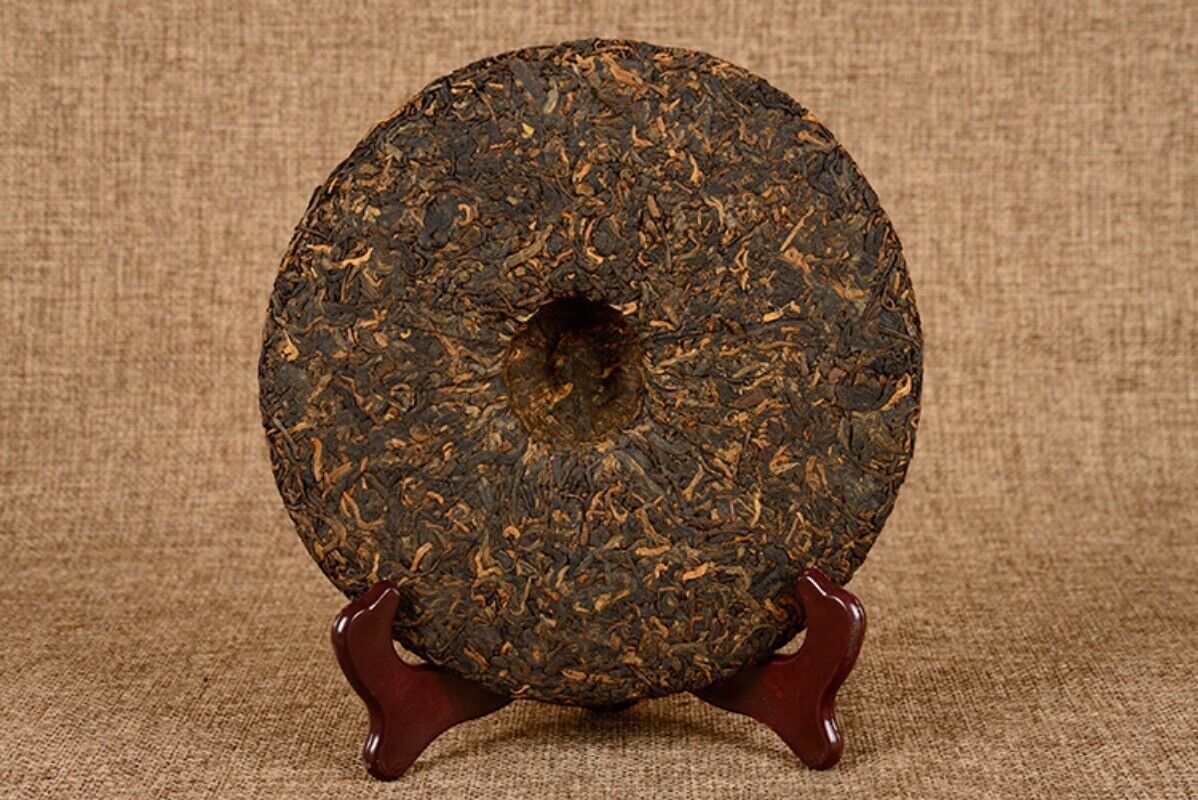 Yunnan Pu'er Ripe Tea Jingmai Mountain Seven Zi Cake Ripe Tea 357g