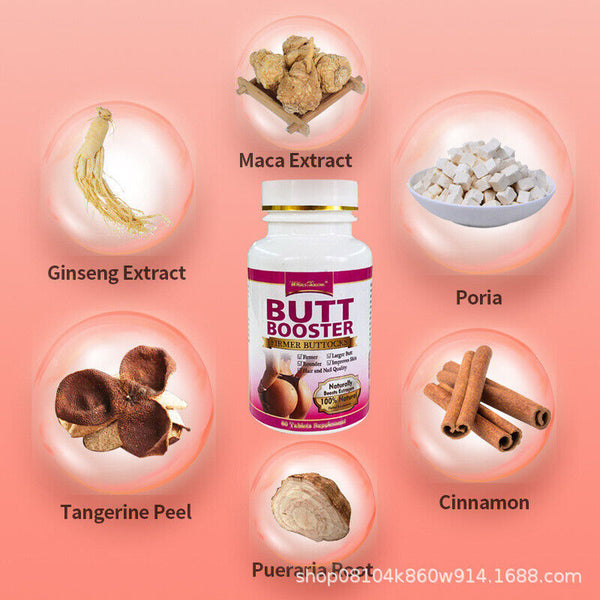 Booty Enlarger Booster Pills Bigger Butt Lift Glutes Hips Thighs Enlargement2pcs