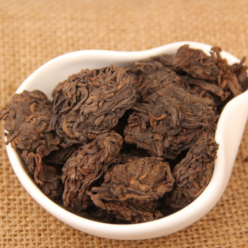 250g Supreme Aged Golden Buds Lao Cha Tou Pu'er Pu-erh Loose Tea Puer Ripe Shu Secondary image