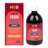 Heber Rui Liquid Iron Supplement Oral Liquid VC VitaminB Folic Acid 500ml/bottle