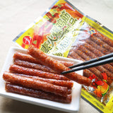 Junzai Vegetarian Hot Chicken Tendon Spicy Strips Snacks 50 Bags君仔素火爆鸡筋辣条50包麻辣零食