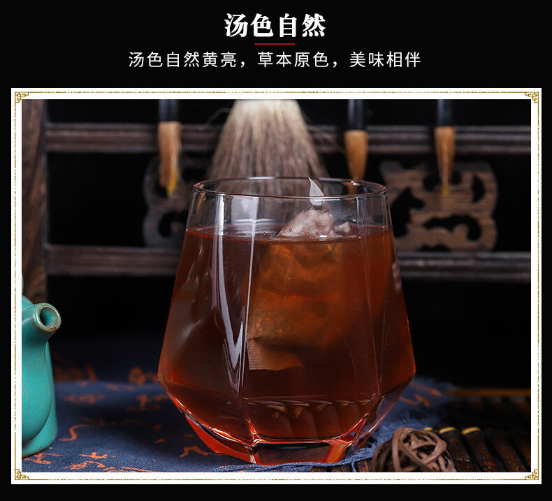 Probiotic Herbal Tea with Black Sesame Mulberry and Pueraria in Tea Bags