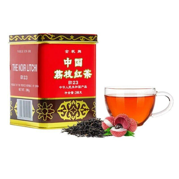 200g Classic Lychee Flavored Fruit Tea Premium Chinese Lychee Black Tea