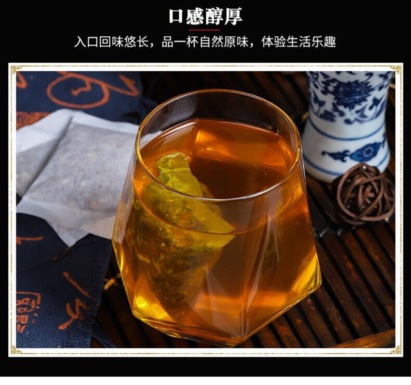 Three Cleansing Herbal Tea Mulberry Mint Dandelion Senna Detox Tea Bags