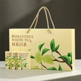 Floral Aged Shoumei Tea Cakes Luxury Gift Box Fuding Osmanthus White Tea