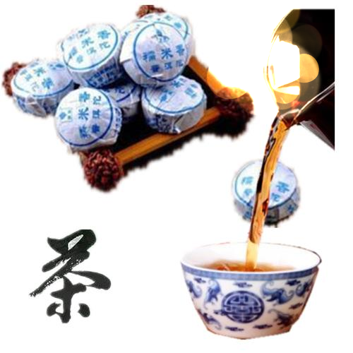 100g Chinese Ripe Puer Tea Pu-erh Tuo Tea Yunnan Mini Puerh Ball Tea Black Tea 茶 Main image