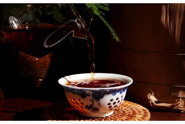 Menghai Old Tree Ripe Pu-erh Cake 357g Yunnan Aged King of Tea Aromatic