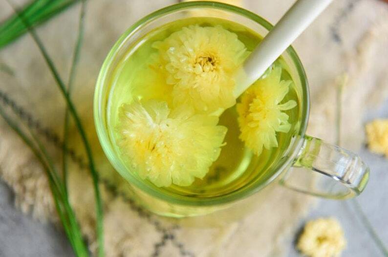 Organic Dried Chrysanthemum Buds Tea Relieve Stress High Quality