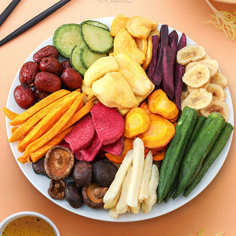 Dehydrated Veggie Chips Healthy Fruit and Vegetable Snack 500g