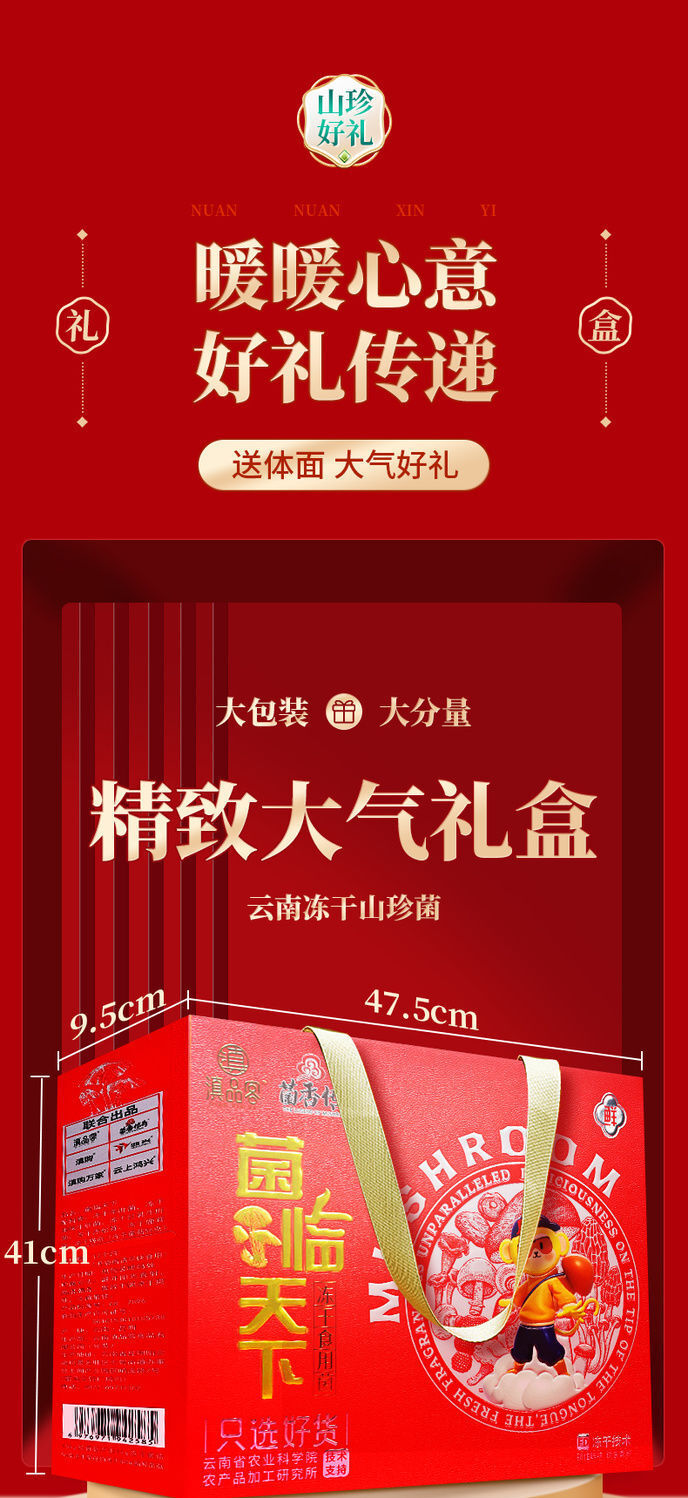 Yunnan Morel & Lion's Mane Freeze-Dried Mushrooms – Chinese New Year Gift