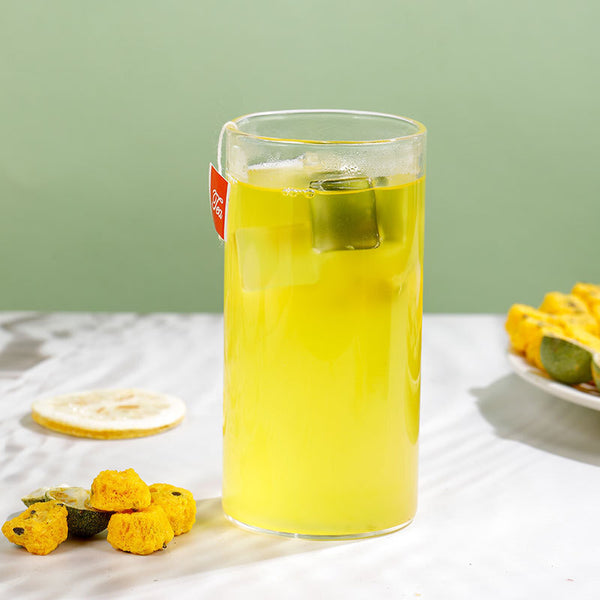 Cold Brewed Tea Triangular Tea Bags Fruit Infusion Kumquat Lemon Passion Fruit