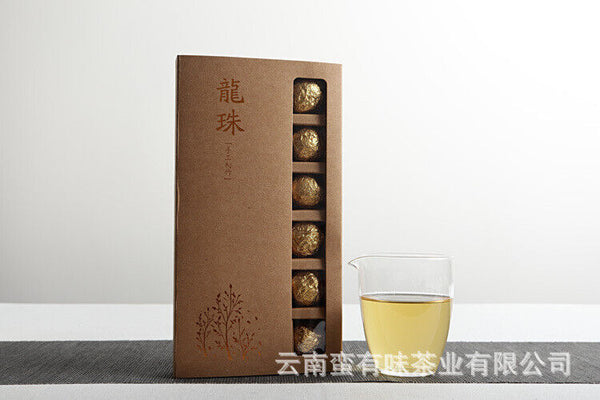 Yunnan Pu'er Tea 18 Old Banzhang Ancient Tree Gold Leaf Raw Tea Dragon Pearl