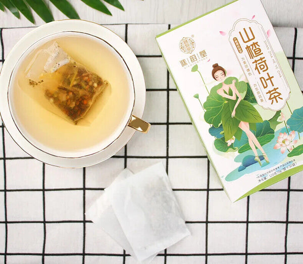Hawthorn Lotus Leaf Tea Healthy Herb Tea Bag 120g