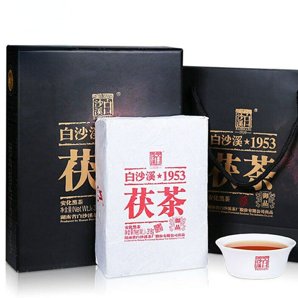 318g Anhua Baishaxi Yupin Fucha Classic 1953 Dark Tea Brick Tea Collection Tea
