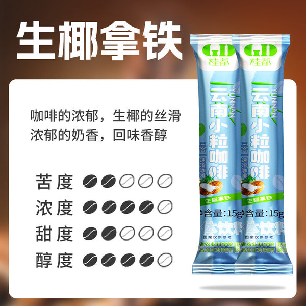 Instant 3-in-1 Coffee – Strong Latte & Cappuccino with Yunnan Arabica Beans