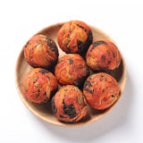10Pcs Handmade Mix Dried Flower Fermented Cooked Puerh Tea Ball Blooming Tea