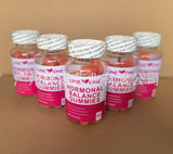 2 bottles Hormonal Balance PMS Relief 60 Gummies-Strawberry flavor