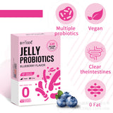 Health, Blueberry Flavor 10 Sticks Probiotic Jelly – Multi-Strain Digestive