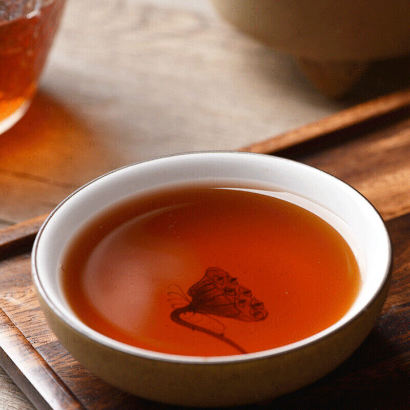 TeaPu-Erh Chinese Puerh Black Tea Ripe Tea Cake Health Care 357g Natural Big Tree