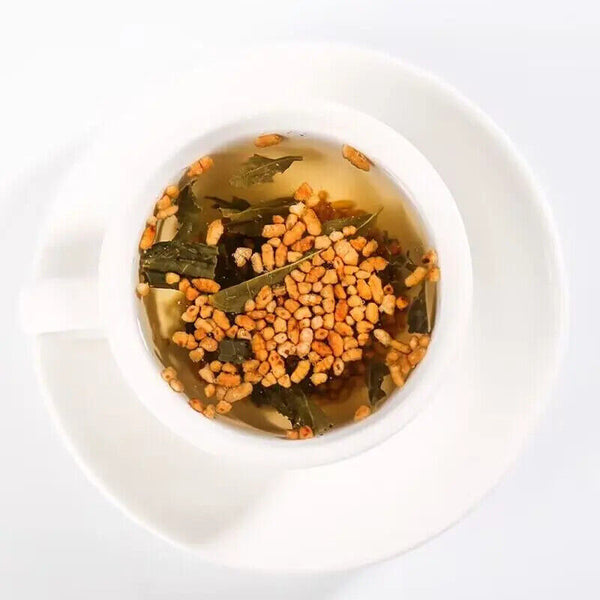 Early Spring Genmaicha Green Tea Premium Healthy Sencha Roasted Brown Rice Tea