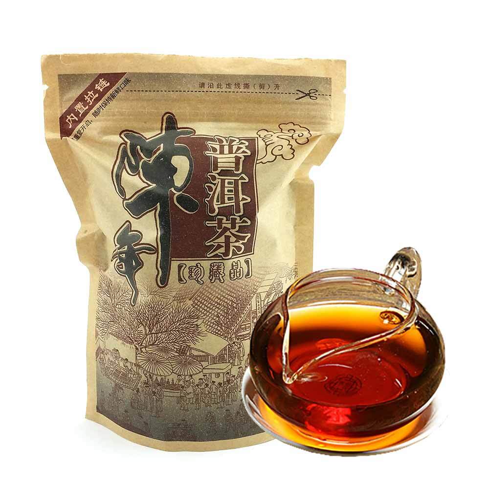 150g Chinese High Quality Loose Shu Puer Tea ,2003 Yr Ripe Puer Tea Secondary image