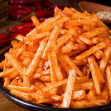 Spicy cabbage flavored spicy strips, childhood nostalgia, spicy snacks