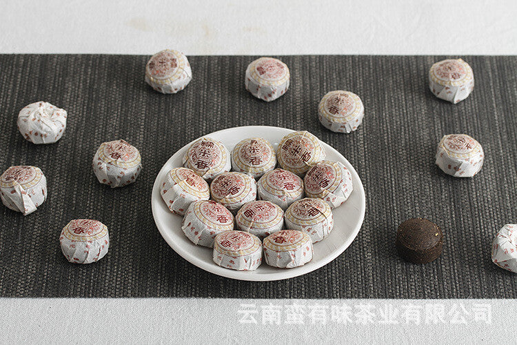 Yunnan Pu'er Tea 500g Glutinous Rice Fragrance Cooked Tuo (White Cotton)