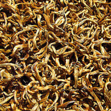 357g Jingmai Pu'er Tea Cake Golden Buds Ripe Tea Yunnan Seven Seeds Cake Tea