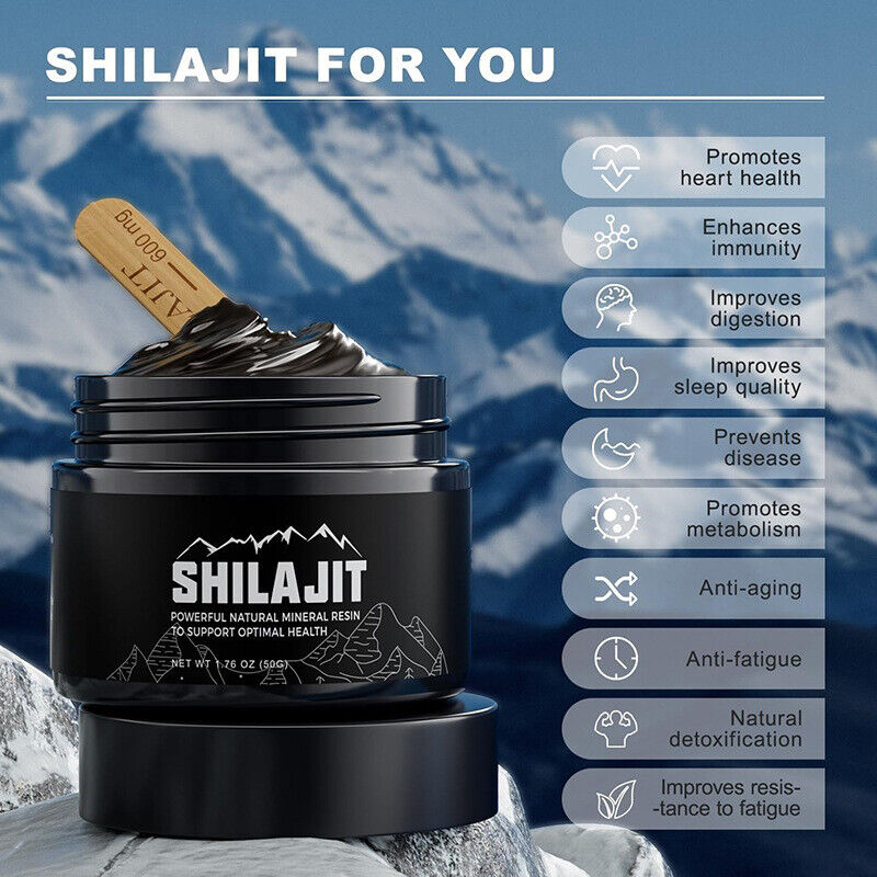 Pure 100% Himalayan Shilajit ORGANIC 50GM Shilajeet/Chilajit Soft Resin Secondary image