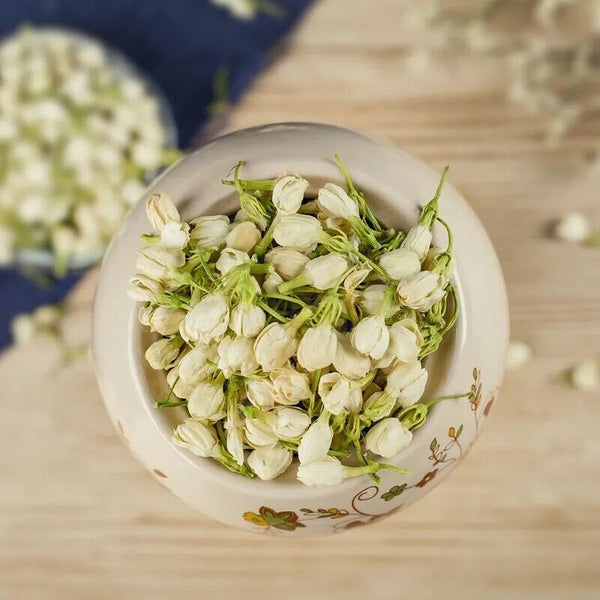 BOUTONS DE JASMIN ENTIER TISE PREMIUM 100g Jasminum officinal Herbe Séchée