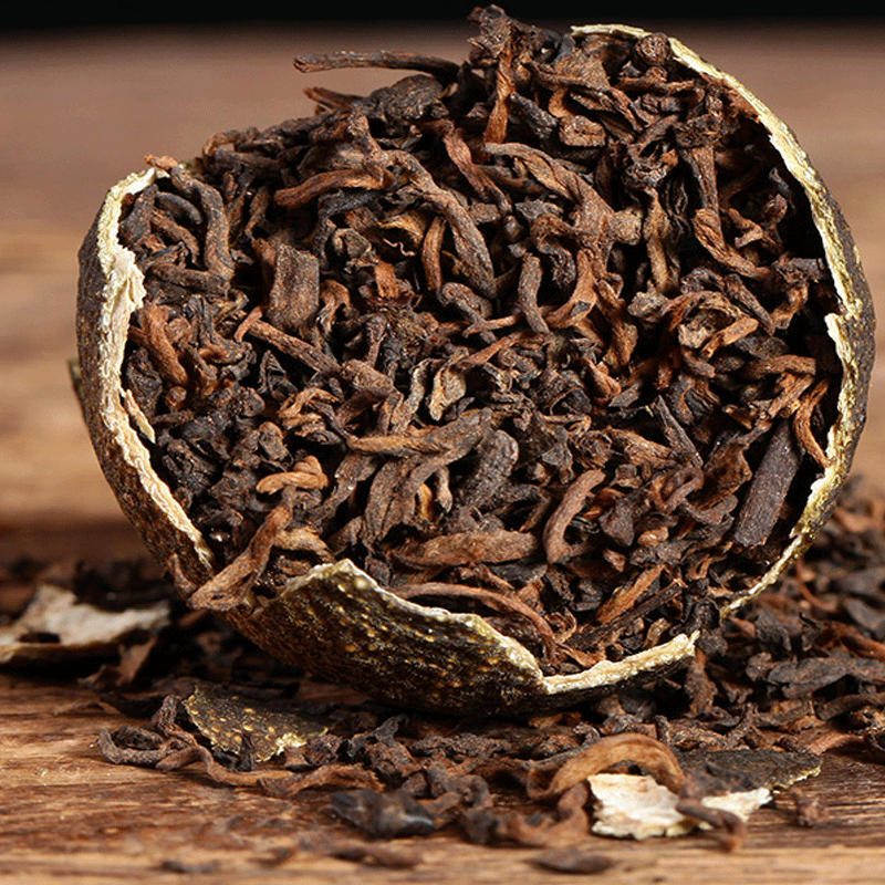Pu'er Ripe Tea250g新会生晒小青柑普洱熟茶 Xinhui Xiaoqingguan