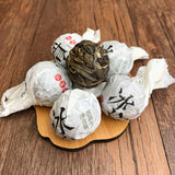Dragon Pearl Tea Raw Pu-erh Tea White Moonlight White DianhuoTea From 10 pcs.