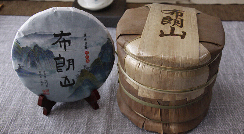 Thé Pu'er du Yunnan 357g thé brut Menghai thé Pu'er Brown Mountain Pu'er