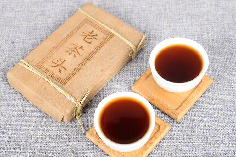 Pu'er Tea Golden Bud Brick 250g Ripe Tea Brick Healthy Drink