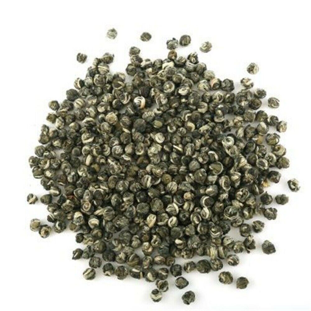 Organic Jasmine Dragon Pearl Green Tea Premium King Grade Floral Loose Leaf