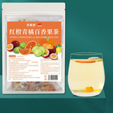 Red Orange Green Tangerine Passion Fruit Tea Summer Cold Brew Lemon Fruit Tea