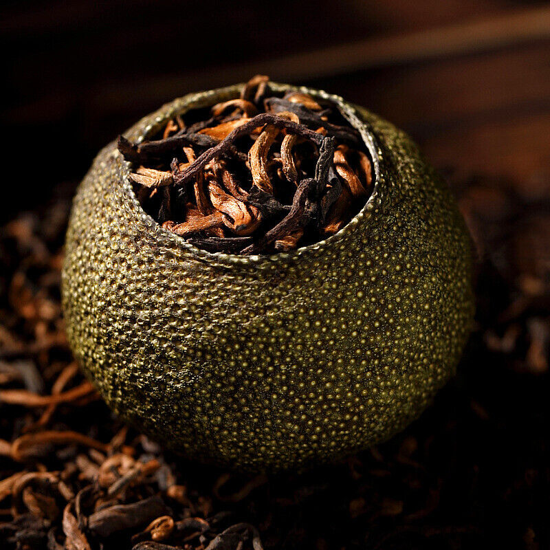 Thé Pu'er à la mandarine crue séchée au soleil Kumquat Peel Pu'er à la mandarine Secondary image