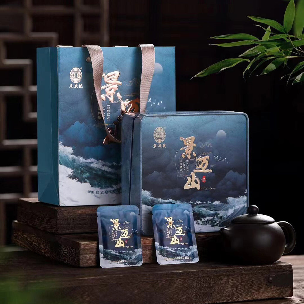 Yunnan Menghai Puerh Tea Raw Tea Lao Banzhang Lao Man Jingmai Mountain 250g