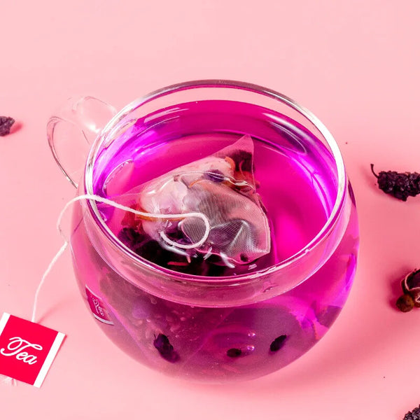 Anti-fatigue Health Beauty Fruit Flower Tea Mulberry Black Wolfberry Rose tea