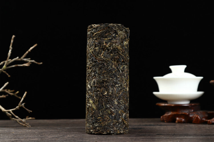 Yunnan Puerh Raw Tea 500g, Iceland Ancient Trees, Mini Bamboo Tube Raw Tea