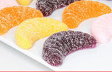 500g New Year Snack Bulk Orange Slice Gummies Fruit Flavor Mixed Soft Candy