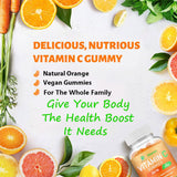 Vitamin C Vegan Gummies Natural Orange 60 Vegan Capsules