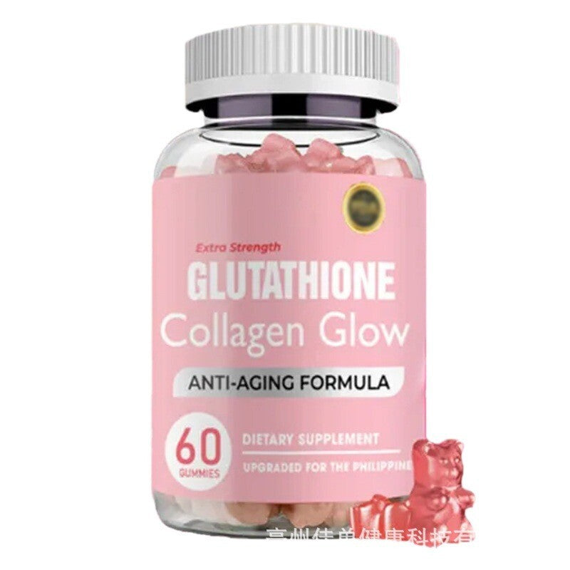 Anti-aging skin Whitening Gummies 60 Gummies Glutathione Collagen Glow