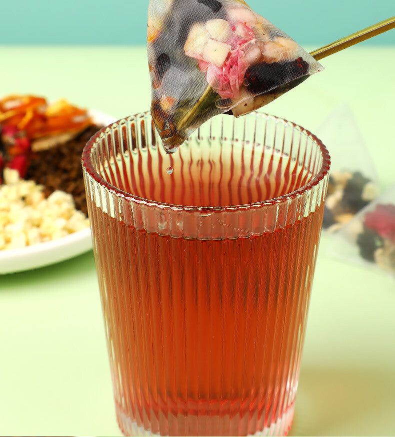 Slimming Detox Drink with Cassia Seed Weight Loss Apple Rose Lotus Leaf Tea