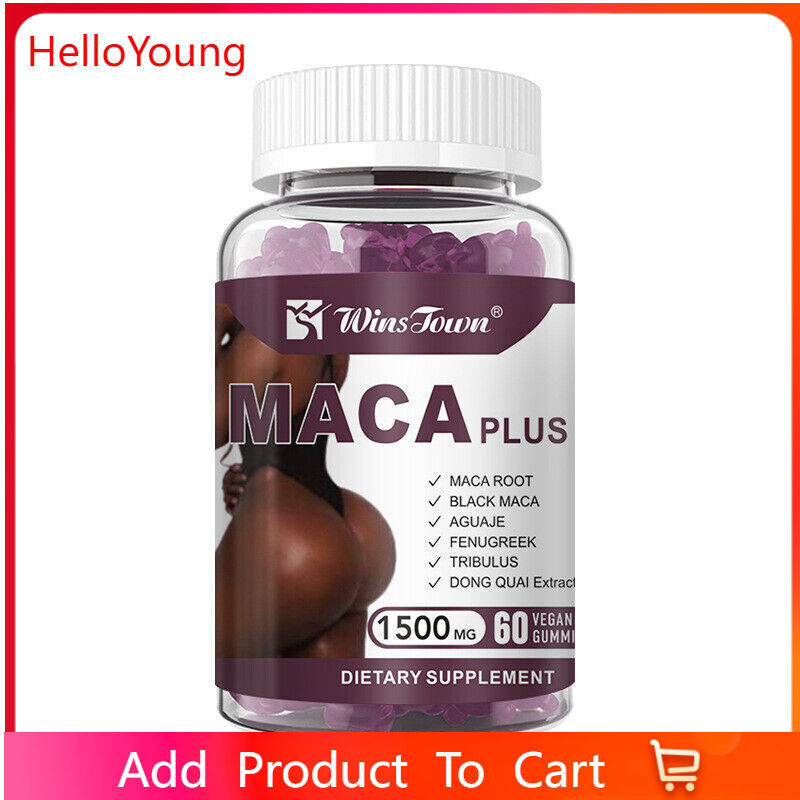 100% Natural Maca Root Plus Butt Firming BBL-Gummies for Butt Hips Enlargement Main image