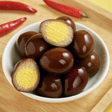 Three flavors,juicy quail eggs, pickled snacks, spicy ready to eat food