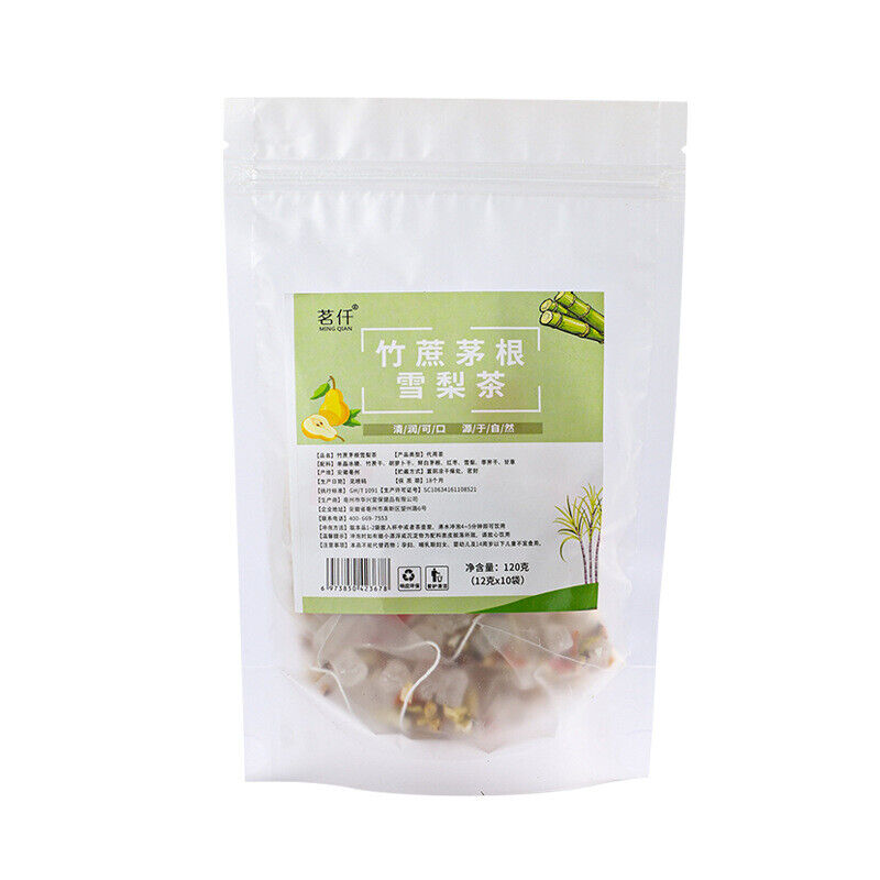 Bamboo Cane Thatch Root Snow Pear Tea Snow Pear White Thatch Root Bag 120g/bag Secondary image